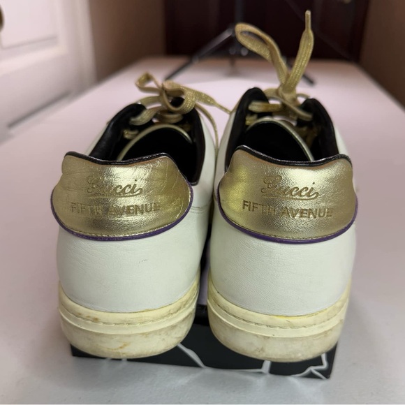 Gucci snake and leather sneakers. "5th Ave Edition"
Sz 9.5 G / / US 10.5 Exotic - Picture 9 of 13